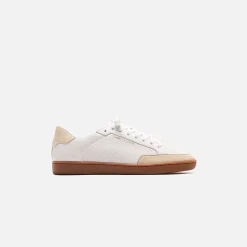 Cheap Saint Laurent Sl10 Low Top Sneaker White / Cream