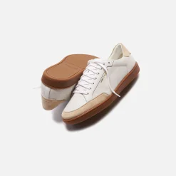 Cheap Saint Laurent Sl10 Low Top Sneaker White / Cream