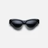 Discount Jacques Marie Mage Slade Frame Jet Lens Dark Gold Hardware Black