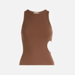 Sale Sandy Liang Slight Tank Cocoa