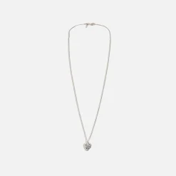 Sale Emanuele Bicocchi Small Arabesque Heart Pendant Silver