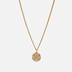 Sale Emanuele Bicocchi Small Lily Coin Pendant Necklace Gold