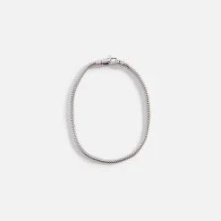 Fashion Tom Wood Snake Bracelet 925 Sterling 8.3 Inches Silver