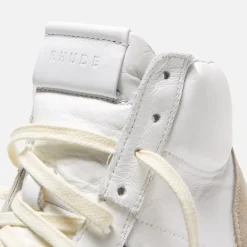 Shop Rhude Sneaker White / Beige / Green