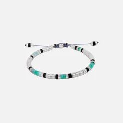 Best Sale Maor Sonoran Bracelet In Chrysoprase Gemstone Mix And Silver Gemstone / Silver