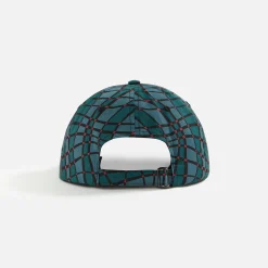 Hot by Parra Squared Waves Pattern 6 Panel Hat Multi