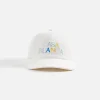 Cheap Casablanca Stacked Logo Embroidered Cap White
