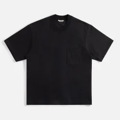Fashion Auralee Stand-Up Tee Black