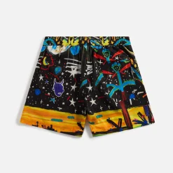 Best Sale Palm Angels Starry Night Swimshorts Black / Multicolor