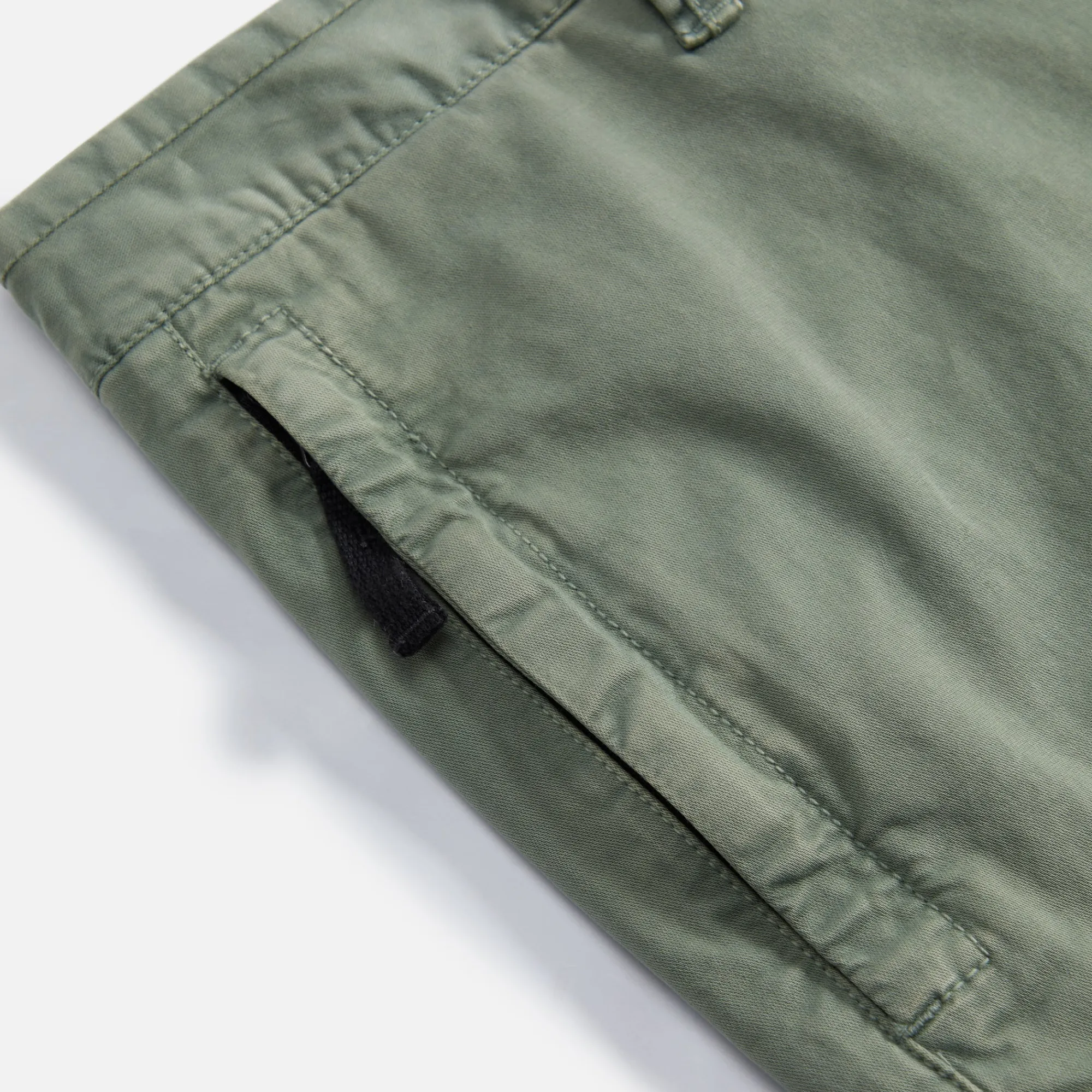 Outlet Stone Island Stretch Cotton Wool Satin Garment Dyed Cargo Pant Sage