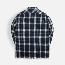 Outlet Greg Lauren Studio Blue Green Plaid