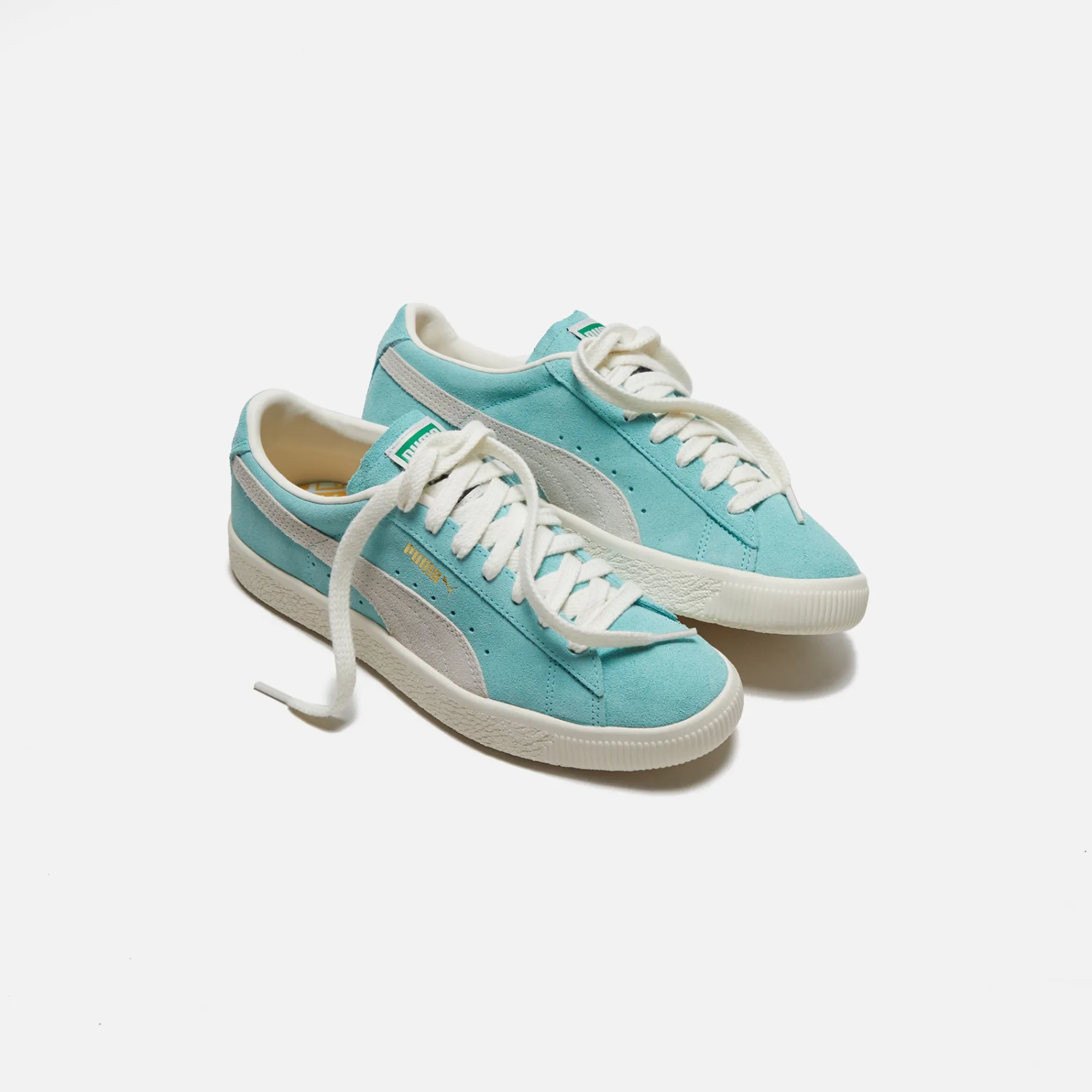 Clearance Puma Suede Vintage Mint / Frosted Ivory
