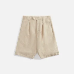 Outlet Engineered Garments Sunset Short Natural Linen Twill