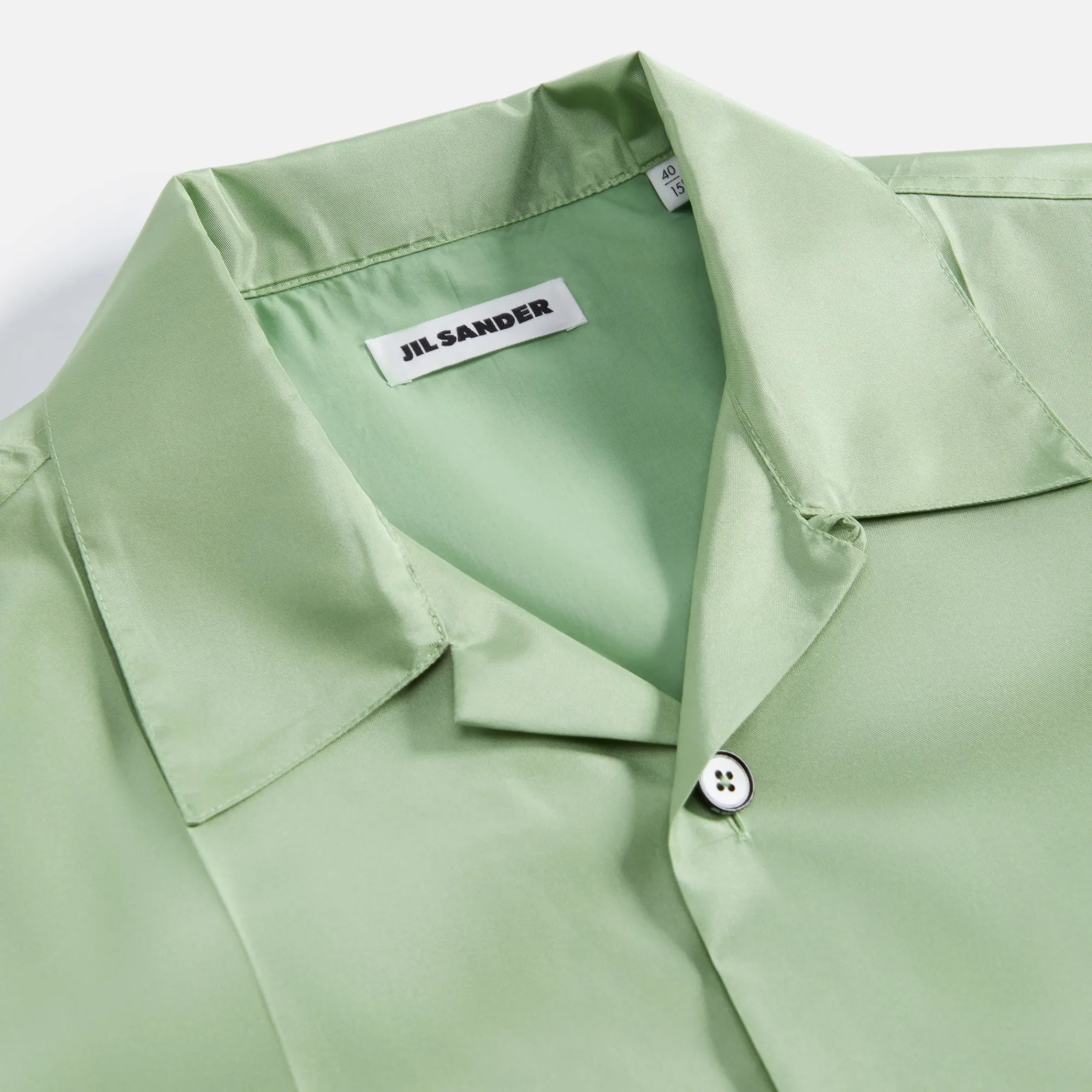 Best Jil Sander Sustainable Fluid Viscose Shirt Lime Green