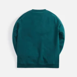 Outlet Saint Laurent Sweatshirt Vert Et Naturel