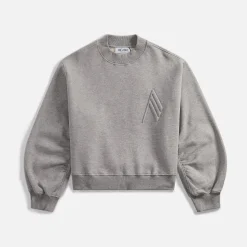 Hot The Attico Sweatshirt Melange Grey