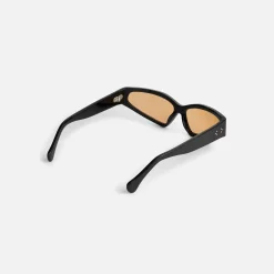 Best Sale Port Tanger Talid Black Acetate / Amber Lens