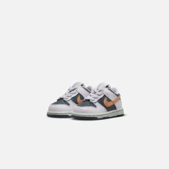 Shop Nike Td Dunk Low Se Thunder Blue / Metallic Copper