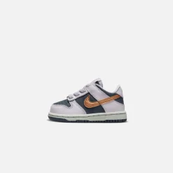 Shop Nike Td Dunk Low Se Thunder Blue / Metallic Copper