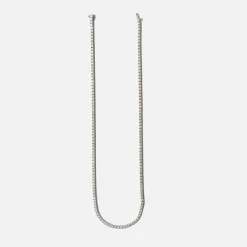 Discount Greg Yuna Tennis Chain 20" Necklace White Gold