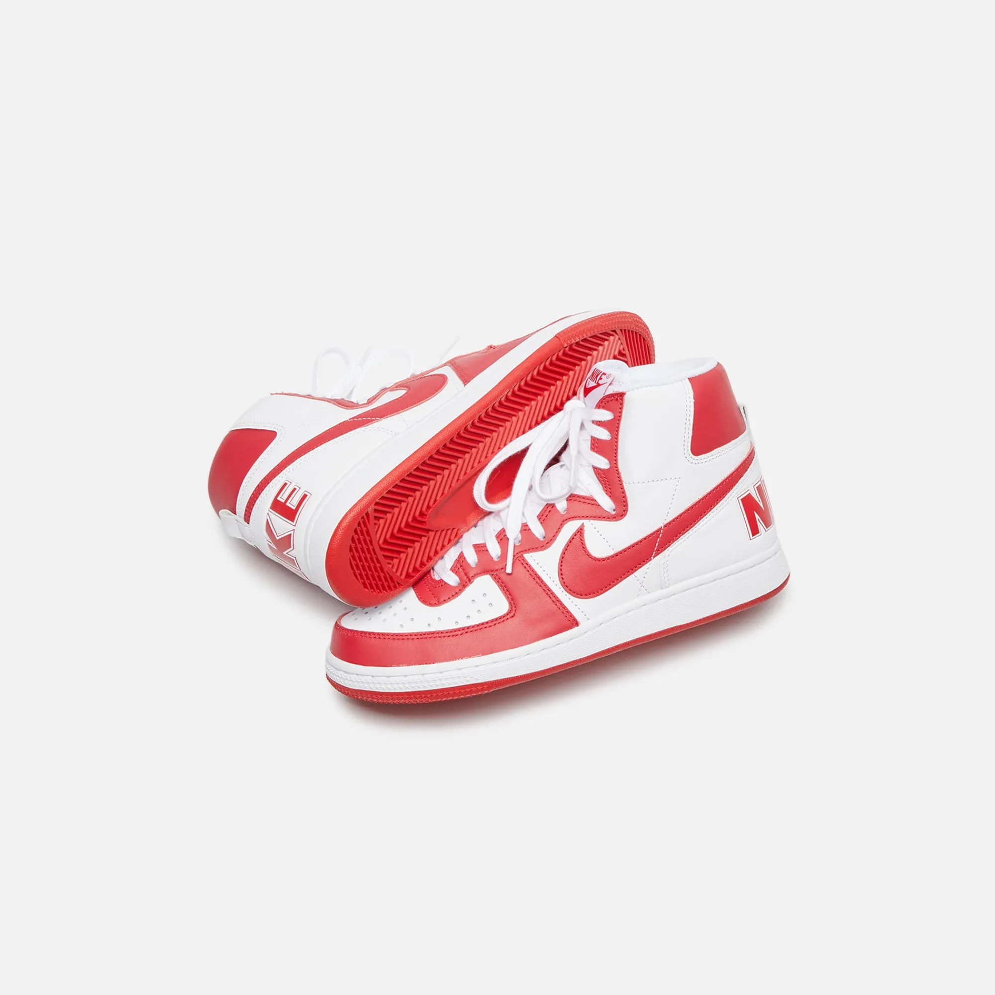 New Nike Terminator High Nm5 White / University Red