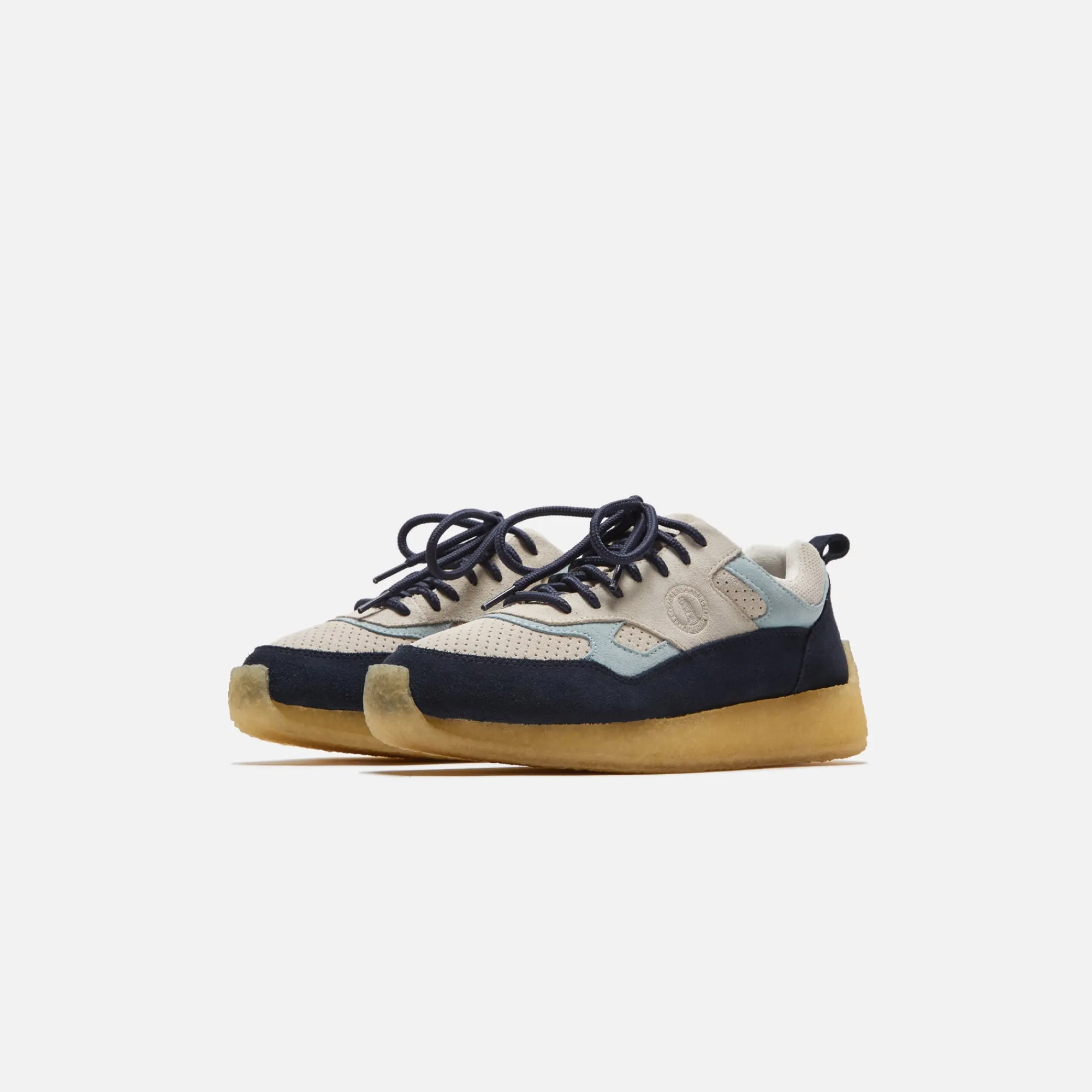 Clearance Clarks 8Th Street Lockhill Dark Blue Combi