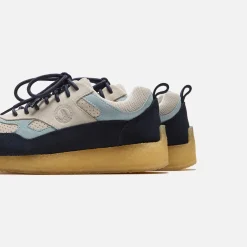 Clearance Clarks 8Th Street Lockhill Dark Blue Combi