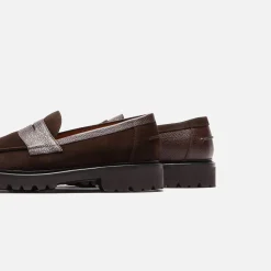 New Blackstock u0026 Weber The Ellis Penny Loafer Chocolate Flip