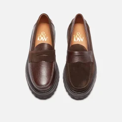 New Blackstock u0026 Weber The Ellis Penny Loafer Chocolate Flip