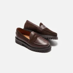 New Blackstock u0026 Weber The Ellis Penny Loafer Chocolate Flip