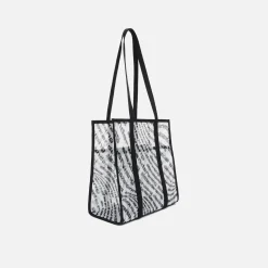 Shop Alexander Wang The Freeze Small Tote White / Black