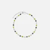 Sale VEERT The Single Freshwater Pearl Necklace White Gold / Multi Green