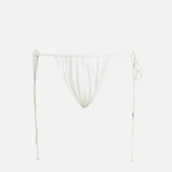 Best Sale Frankies Bikinis Tia Plisse Bottom Optic White