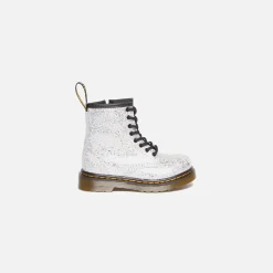 Cheap Dr. Martens Toddler 1460 Grey Disco Crinkle