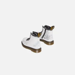 Cheap Dr. Martens Toddler 1460 Grey Disco Crinkle