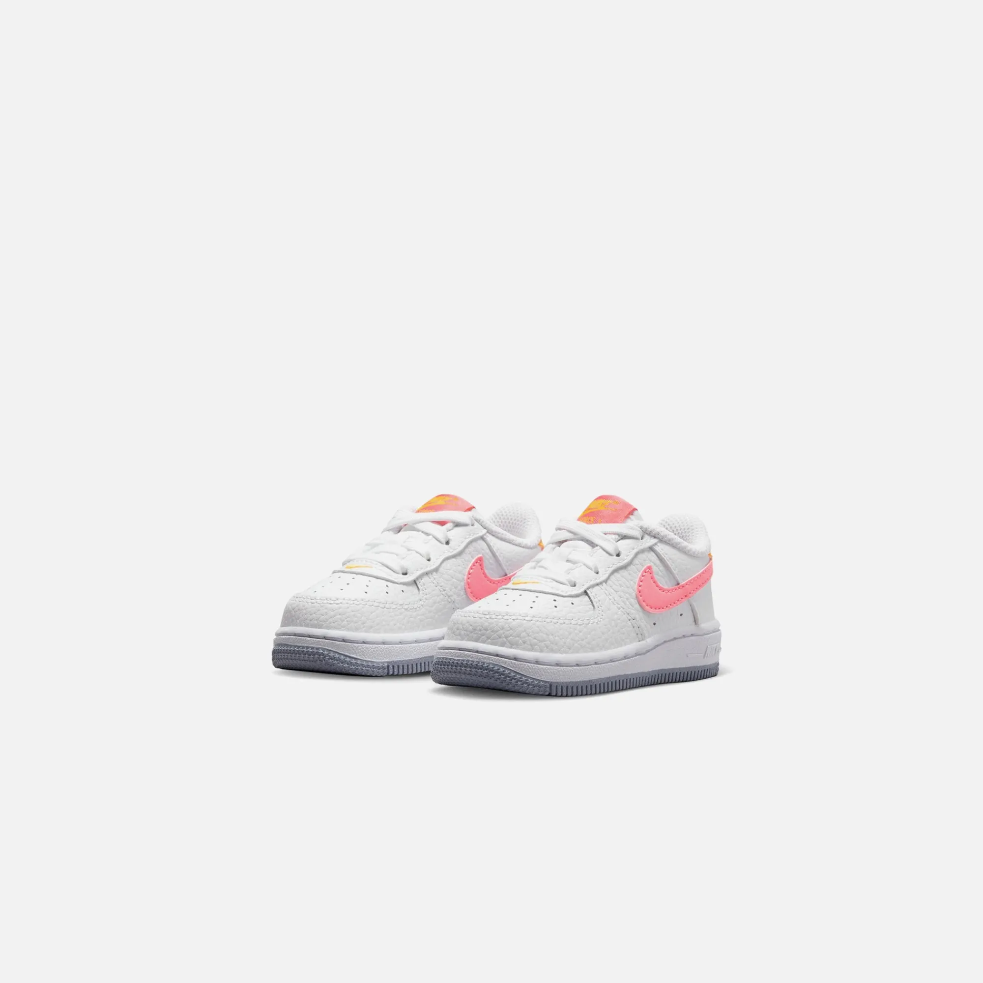 Shop Nike Toddler Air Force 1 Low White / Coral Chalk / Laser Orange