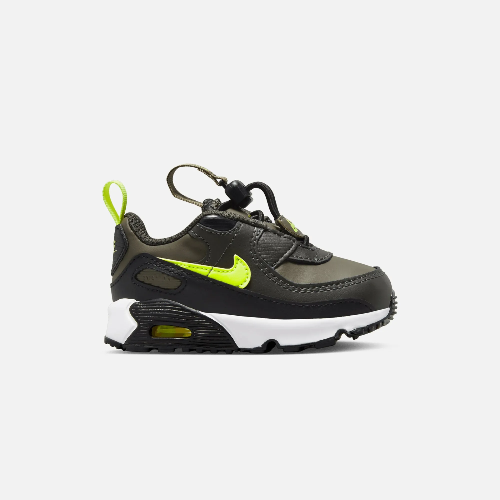 Best Sale Nike Toddler Air Max 90 Toggle Se Medium Olive / Volt / Sequoia / Black