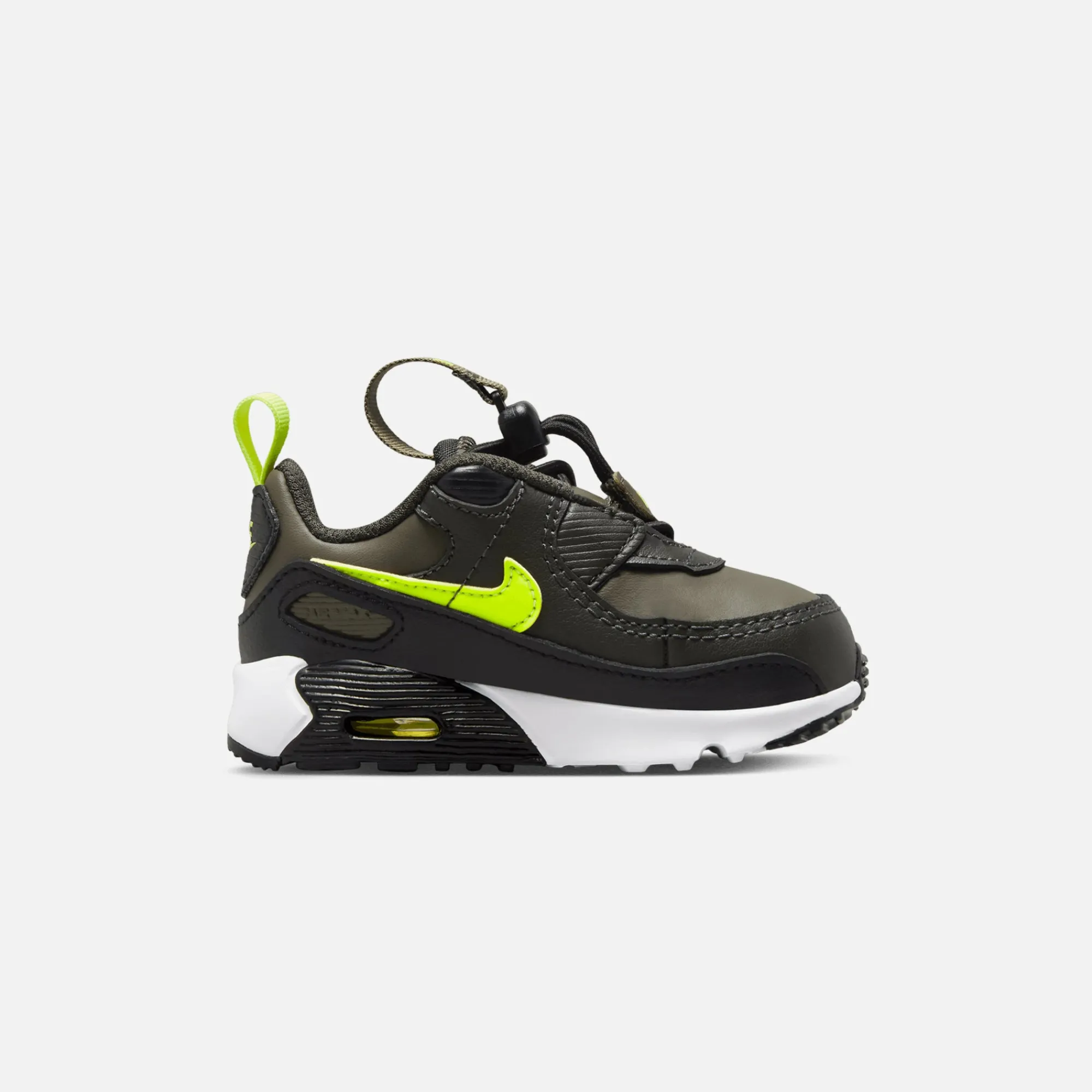 Best Sale Nike Toddler Air Max 90 Toggle Se Medium Olive / Volt / Sequoia / Black