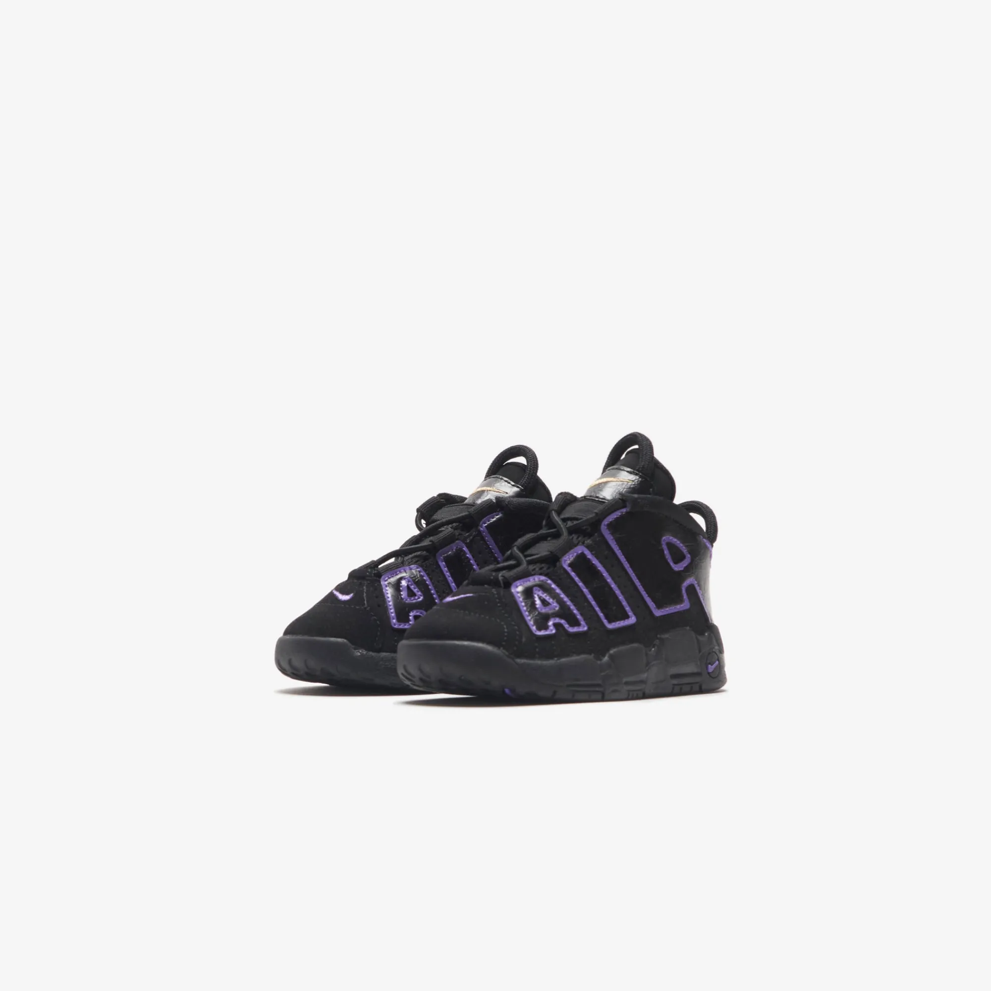 Store Nike Toddler Air More Uptempo Black / White / Metallic Gold
