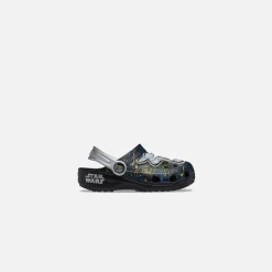 New Crocs Toddler Classic Grogu Clog Black