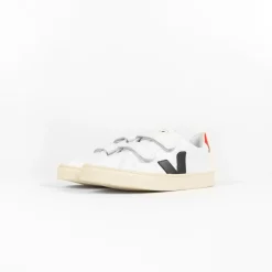 Sale Veja Toddler Esplar Small Velcro Leather Extra White / Nautico