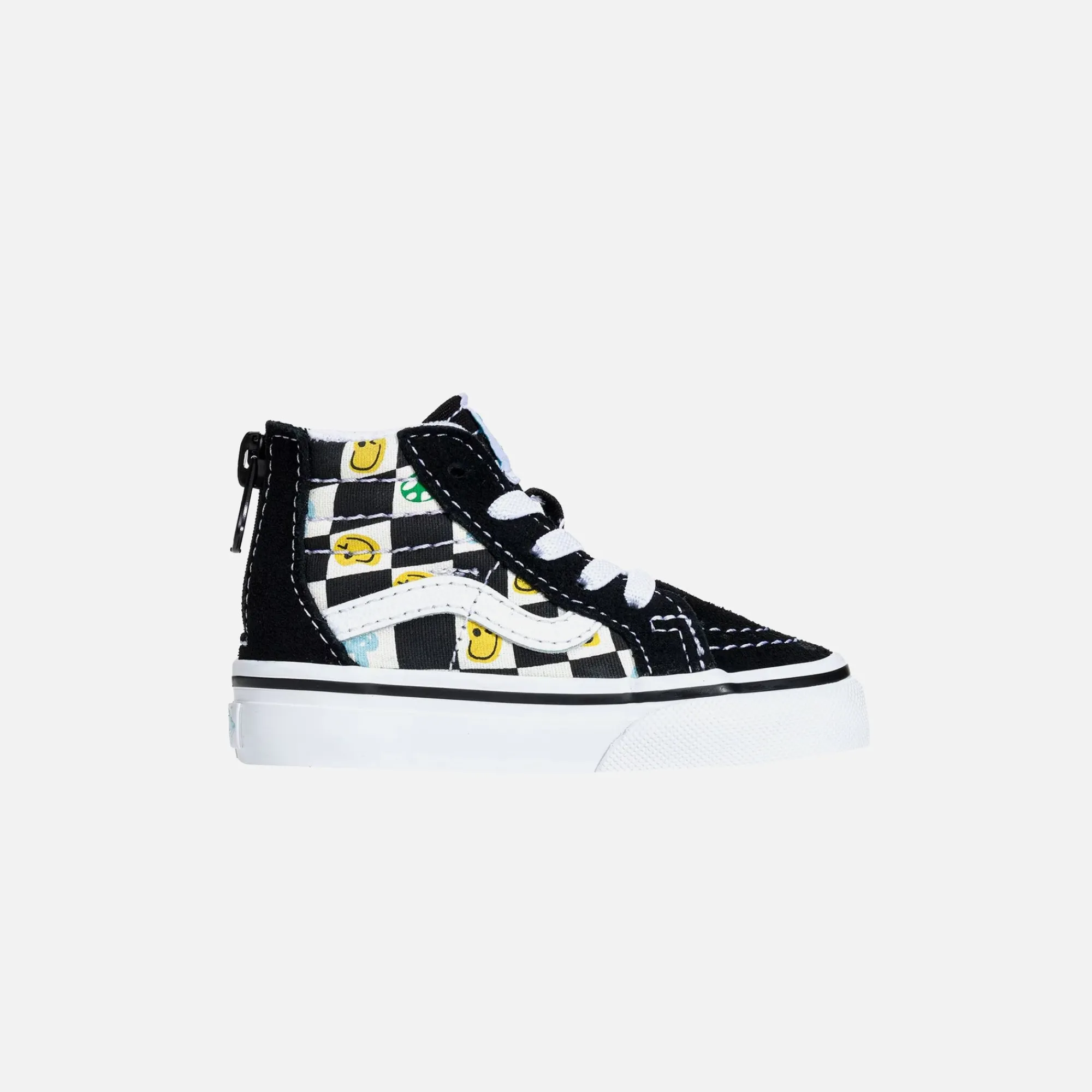Discount Vans Toddler Sk8-Hi Zip Melted Check Black / Multi