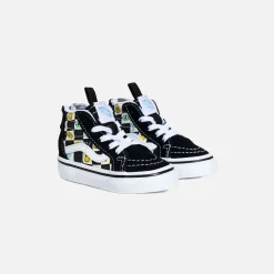 Discount Vans Toddler Sk8-Hi Zip Melted Check Black / Multi