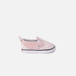 Clearance Vans Toddler Slip-On V Rose Smoke
