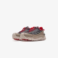 Outlet Moncler Trailgrip Gtx Low Top Sneakers Red / Taupe / Black