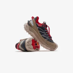 Outlet Moncler Trailgrip Gtx Low Top Sneakers Red / Taupe / Black