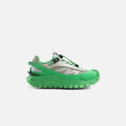 Discount Moncler Trailgrip Low Top Sneakers Green Taupe