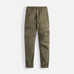 Best Sale CP Company Twill Stretch Utility Pants Bronze Green