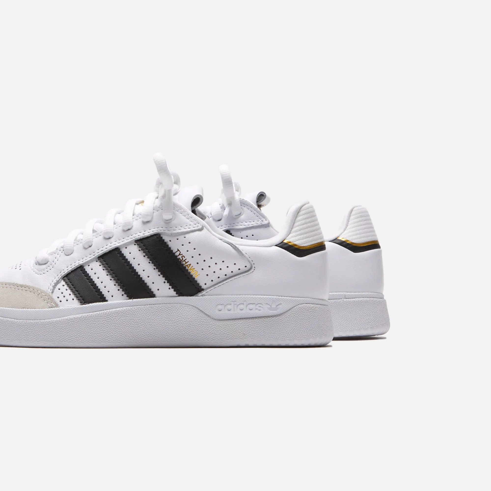 Fashion adidas Tyshawn Low White / Black