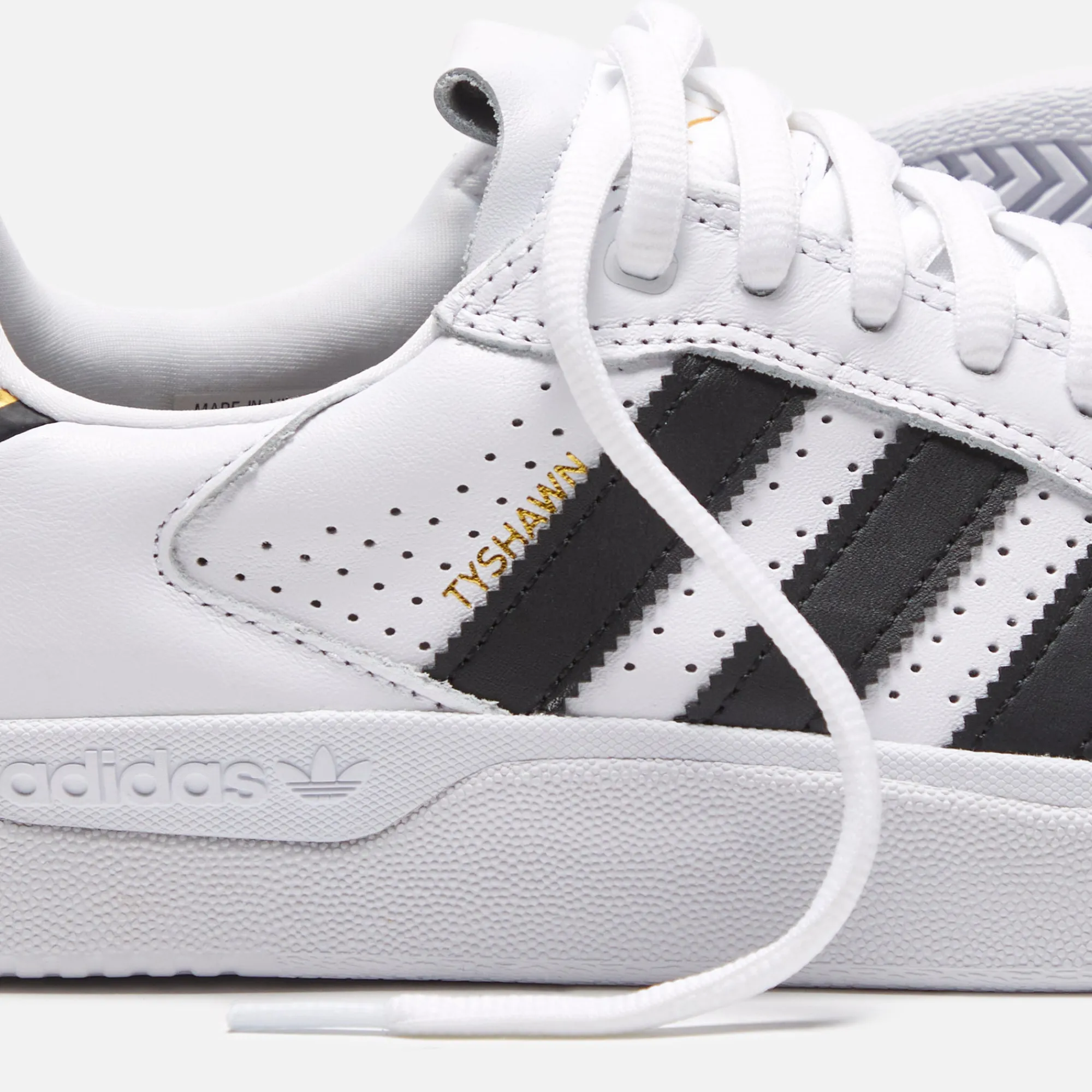 Fashion adidas Tyshawn Low White / Black